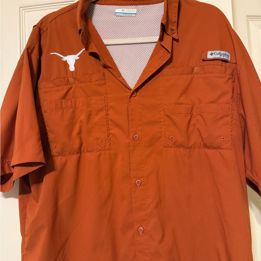 Columbia Men's Rust Button Down Shirt